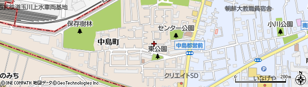 東京都小平市中島町12周辺の地図