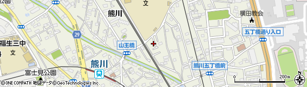 東京都福生市熊川819周辺の地図