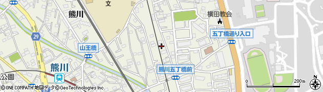 東京都福生市熊川1341-6周辺の地図