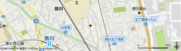 東京都福生市熊川824周辺の地図