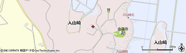 千葉県匝瑳市入山崎周辺の地図
