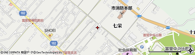 千葉県富里市七栄778-14周辺の地図