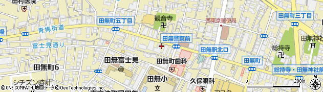 東京都西東京市田無町周辺の地図