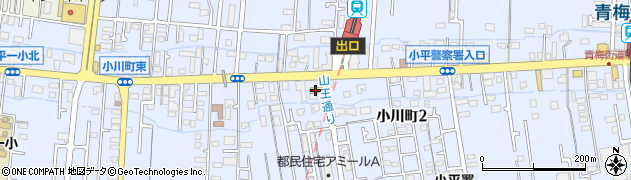 セブンイレブン新小平駅前店周辺の地図