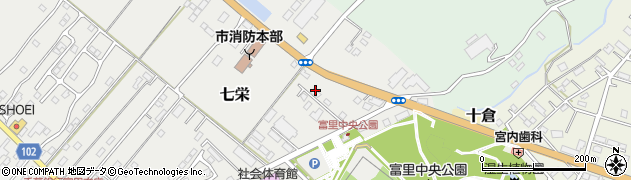 千葉県富里市七栄742-14周辺の地図