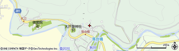 東京都あきる野市乙津215周辺の地図