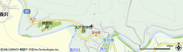 東京都あきる野市乙津232周辺の地図