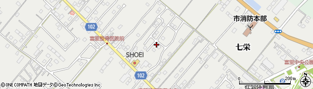 千葉県富里市七栄765-4周辺の地図