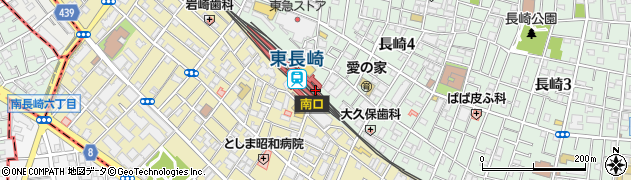 ファミリーマートトモニー東長崎駅店周辺の地図