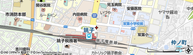 ファミリーマート銚子駅前店周辺の地図