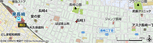 東京都豊島区長崎周辺の地図