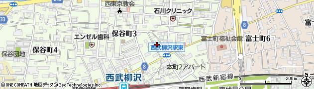東京都西東京市保谷町3丁目7周辺の地図