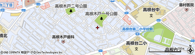千葉県船橋市高根台4丁目20周辺の地図