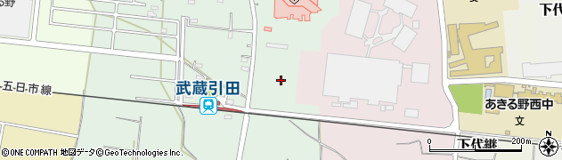 東京都あきる野市引田79周辺の地図