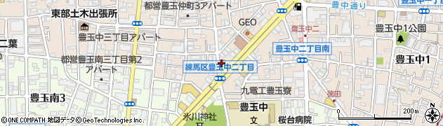 練馬豊玉郵便局周辺の地図