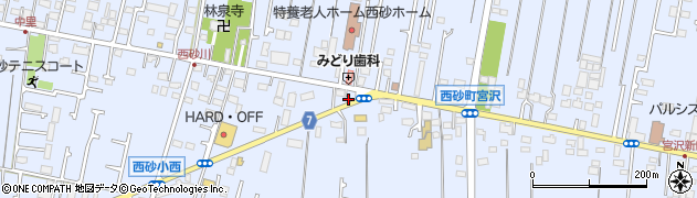 東京都立川市西砂町2丁目58周辺の地図