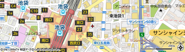 大連餃子房周辺の地図