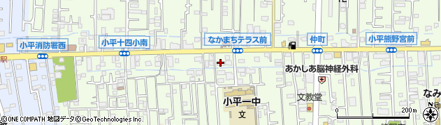 セブンイレブン小平仲町店周辺の地図