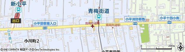 青梅街道駅周辺の地図