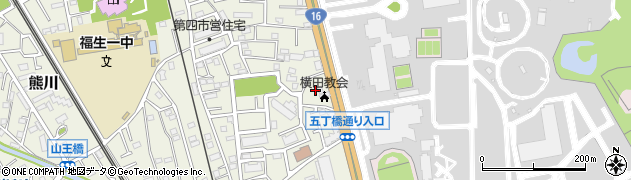 東京都福生市熊川1148周辺の地図