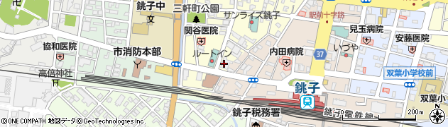 ＪＡちばみどり銚子周辺の地図
