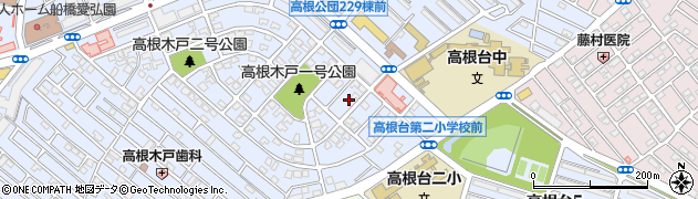 千葉県船橋市高根台4丁目27周辺の地図