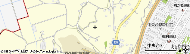 千葉県酒々井町（印旛郡）酒々井周辺の地図