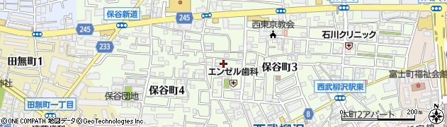 東京都西東京市保谷町3丁目21-5周辺の地図