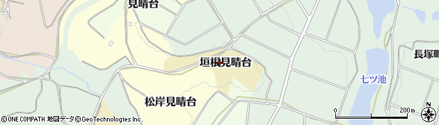 千葉県銚子市垣根見晴台周辺の地図