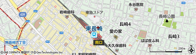 カメラのキタムラ西武東長崎店周辺の地図