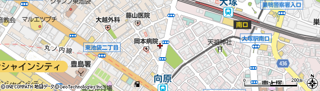 東京都豊島区東池袋2丁目4-9周辺の地図