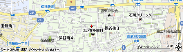 東京都西東京市保谷町3丁目21-10周辺の地図