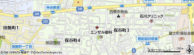 東京都西東京市保谷町3丁目21-9周辺の地図