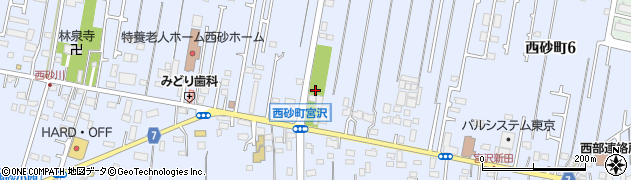 東京都立川市西砂町6丁目25周辺の地図