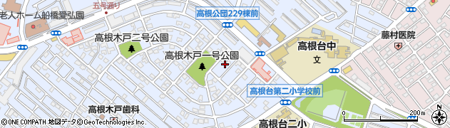 千葉県船橋市高根台4丁目26周辺の地図