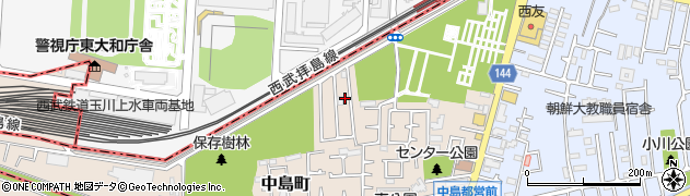 東京都小平市中島町19周辺の地図