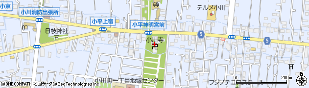小川寺周辺の地図