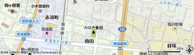 長野県駒ヶ根市赤穂（美行町）周辺の地図