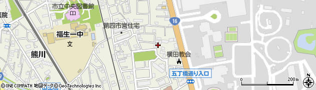 東京都福生市熊川1145周辺の地図