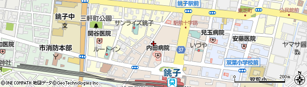 コインパーク銚子駅前駐車場周辺の地図