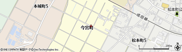 千葉県銚子市今宮町周辺の地図