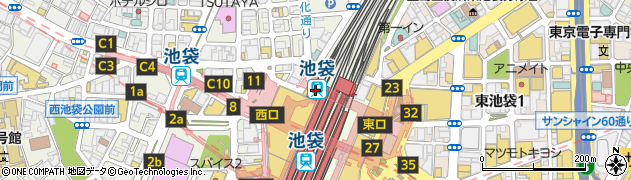東武ビルマネジメント株式会社　整備事業本部池袋事業所周辺の地図