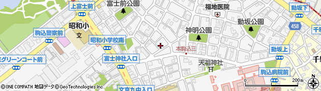 東京都文京区本駒込5丁目11-1周辺の地図