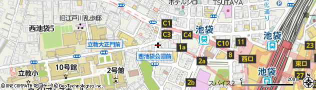 ファミリーマート立教通り店周辺の地図