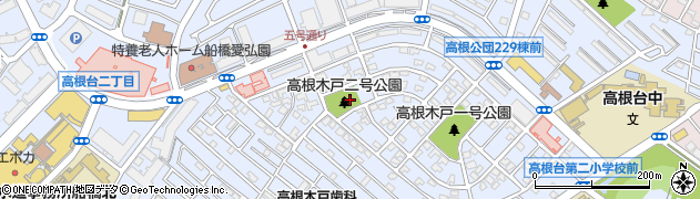千葉県船橋市高根台4丁目5周辺の地図