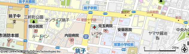 銚子プラザホテル周辺の地図