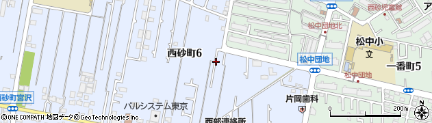 東京都立川市西砂町6丁目55周辺の地図