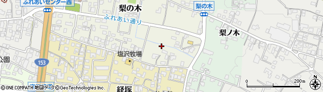 長野県駒ヶ根市梨の木周辺の地図