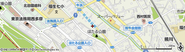 東京都福生市熊川1052周辺の地図