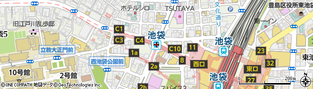成城石井Ｅｃｈｉｋａ池袋店周辺の地図